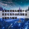 孟美岐双插头图是什么意思引发热议的深层含义解析与解读