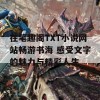 在笔趣阁TXT小说网站畅游书海 感受文字的魅力与精彩人生