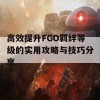 高效提升FGO羁绊等级的实用攻略与技巧分享