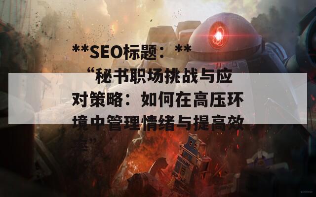 **SEO标题：** “秘书职场挑战与应对策略：如何在高压环境中管理情绪与提高效率”