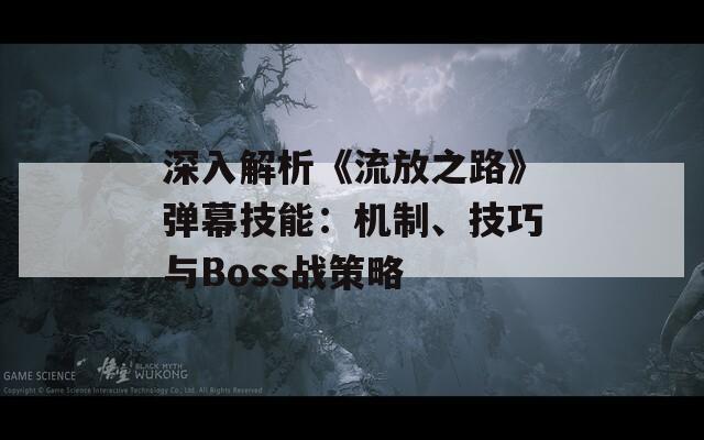 深入解析《流放之路》弹幕技能：机制、技巧与Boss战策略